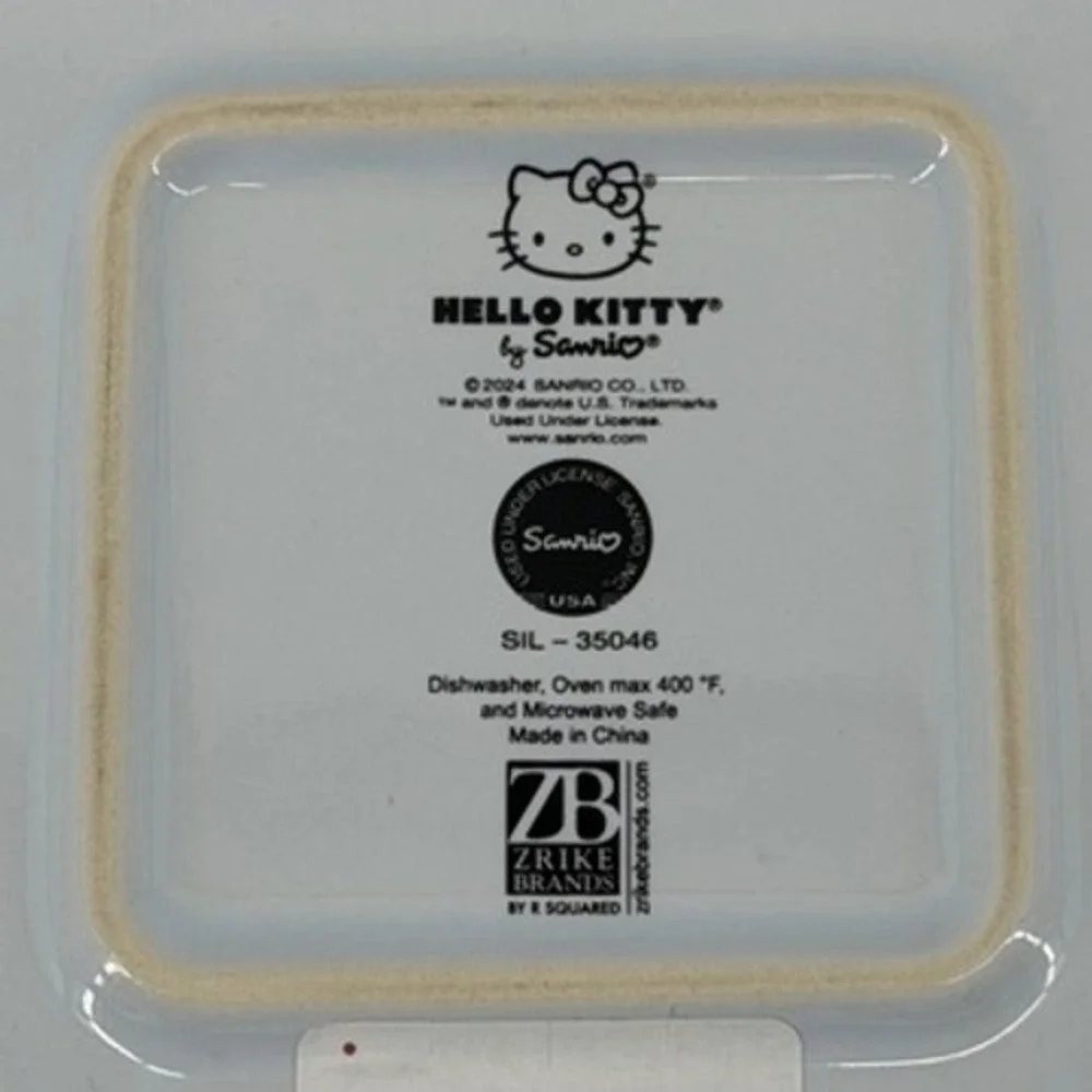 Hello Kitty Halloween Mummy Vampire Ceramic Square Baker‎ Dish Zrike Brands 8in